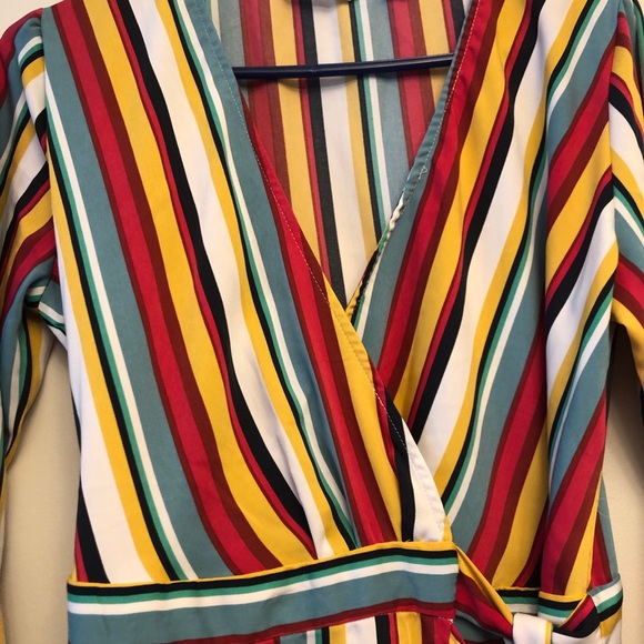 ONLY Multicolour Wrap Dress, Good Condition, Size XS (EU 34) - Picture 2 of 11